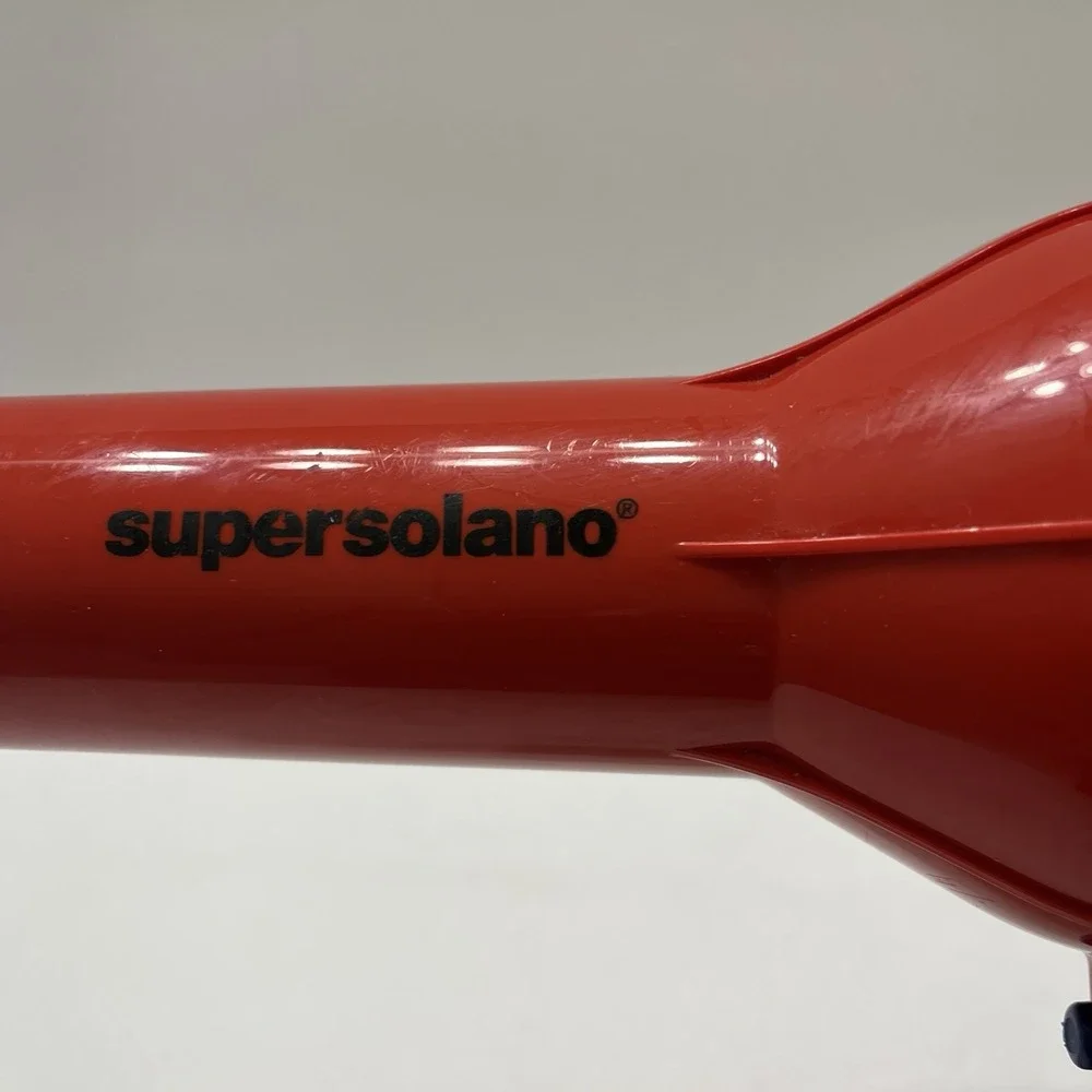 Salono SuperSalono Hair Dryer Italian-Made Motor Red Black 1875-Watt